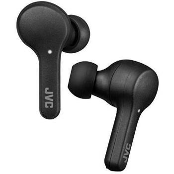 Auriculares In-Ear Bluetooth JVC Gumy HA-A7T, True Wireless, Negro, 4.8 g, hasta 15 horas de reproducción, impermeables