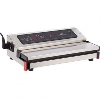 Magic Vac Jumbo-30 Máquina de envasado al vacío Profesional, Acero Inoxidable, 130 W, Blanco