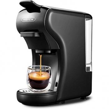HiBREW H1A Cafetera de Cápsulas 19 Bares 1450W Negra