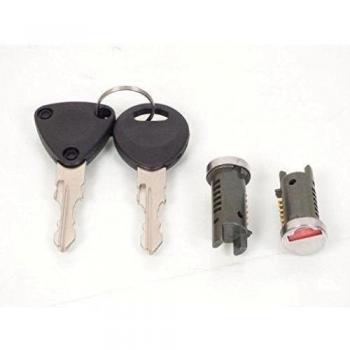 Kit Cerradura Piaggio Liberty para 50 cc de a 13065 Etat Neuf par de barillet comprenant el barillet del contactor de arranque y Sabastian de la cerradura de sillín. Longitud total del barillet: 35 mm Diámetro: 13 mm.