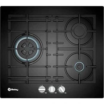 Placa Gas 60cm BALAY 3ETG563HB Cristal con 3 quemadores