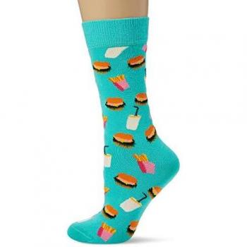 Happy Socks Hamburger Sock Calcetines, Multicolor