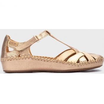 Sandalias de piel Pikolinos P. Vallarta en color oro