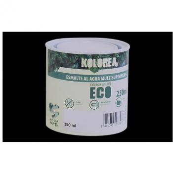 Esmalte al agua eco satinado 250 ml negro