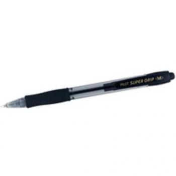 12pcs Pilot Super Grip BPGP-10R-M 1.0mm Ballpoint Pen