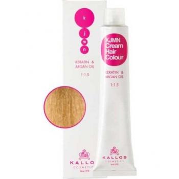 Kallos KJMN Professional Cream Hair Colour with Keratin & Argan Oil - 10.31 Platinum Golden Ash Blond