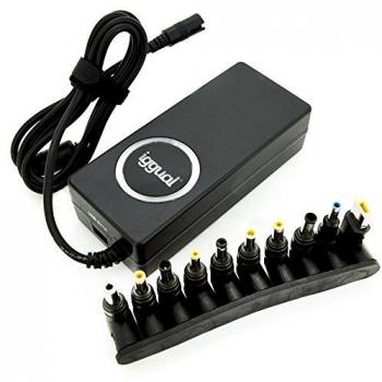 iggual CH-90W USB Interior 90W Negro adaptador e inversor de corriente - Fuente de alimentación