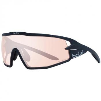 Bolle Gafas de Sol B-Rock Pro 119 con lentes fotocromáticas rosas, unisex, color negro
