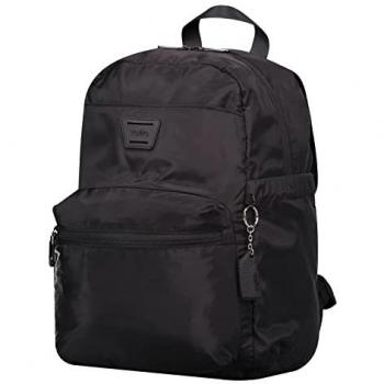 TOTTO - Mochila Plegable Collapse, Capacidad 19L, para Ordenador Portátil de 13 Pulgadas, con 2 Compartimentos y 2 Bolsillos Laterales para Botella, Compacta y Resistente,