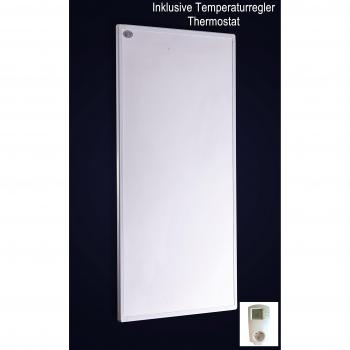 Calefacción por infrarrojos P-serie con termostato & pies de 450 vatios 90 x 50 x 1,5 cm de cristal de colour de la pared de los paneles con montaje en pared y 2 años de garantía 100, 000Std de por vida 98% de calor de crédito con la eficiencia