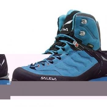 Salewa WS Rapace GTX Botas de senderismo, Mujer, Blanco / Naranja  , 38 1/2