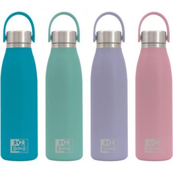 Botella Térmica 500ml Oxford Runbott Touch Recubrimiento Cerámico Interior Colores Pastel Surtidos