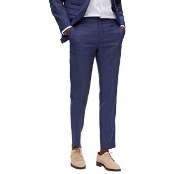 Selected Neil Slim Fit Checked Suit Trousers