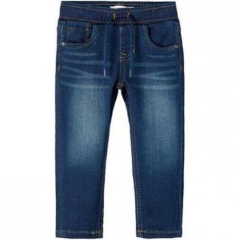 Vaqueros Slim Fit de Felpa Nmmryan en Denim Azul Oscuro para Niños 86