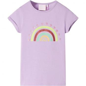 Camiseta infantil lila 92