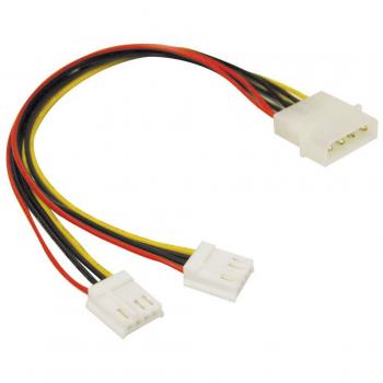 C2G 5.25in/3.5in Internal Power Y-Cable Molex 2X 4-Pin Mini Socket - Adaptador para Cable