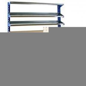 Banco de trabajo BT1 con cajón Simonwork Azul/Madera Simonrack 1445x1510x760 mms - Banco de trabajo resistente - mesa de trabajo industrial 600 Kgs de capacidad por estante