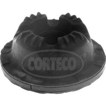 Copela de amortiguador CORTECO 80001609 - Montaje superior para suspensión, fabricada en caucho y metal, diseñada para proporcionar soporte al amortiguador, reducir vibraciones y ruidos, compatible con diversos modelos de vehículos