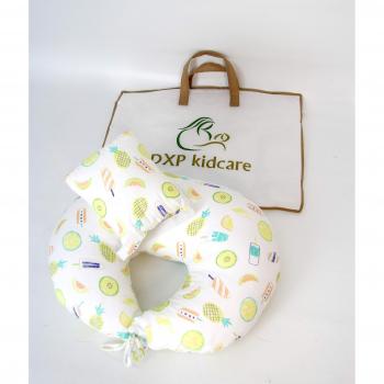 Cojín de Lactancia algodon multifuncional, Funda 100% algodón, desenfundable y lavable