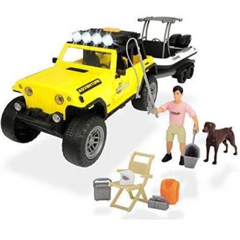 Set XL Playlife de pesca Jeep con figura y accesorios