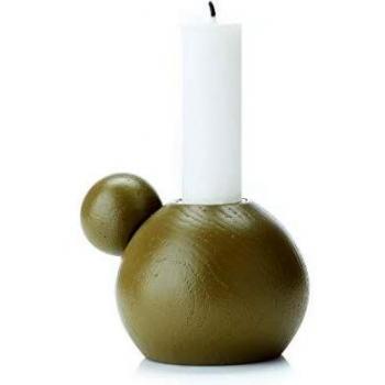 Applicata RoundNRound, Verde Oliva Ø7,5/9 c H: 6 cm