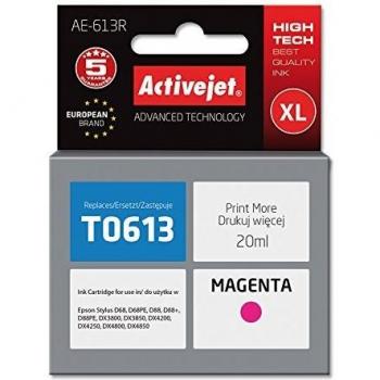 Activejet Tinta Expacjaep0135 Ae-613R Recarga para Epson T0613, Magenta