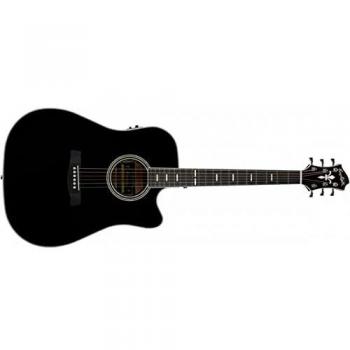20 SILJAN II. HAGSTROM Guitarra electroacustica de 6 cuerdas con cutaway SILJAN II DREADNOUGHT CE BK.