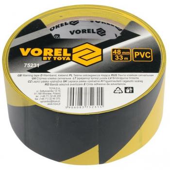 Cinta adhesiva de PVC 33 m Vorel 75231