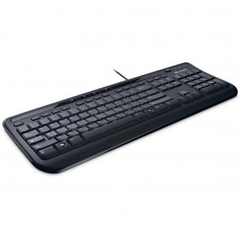Microsoft Wired Keyboard 600 - Teclado, Negro