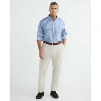 Camisa de hombre casual rayas manga larga Tallas Grandes Mirto