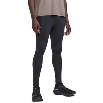 Malla larga Craft ADV Essence Zip negra - M, características: mallas de running, tejido elástico y transpirable, cremallera en la parte inferior para fácil ajuste, diseño ajustado que proporciona soporte muscular, ideal para entrenamiento y competici?