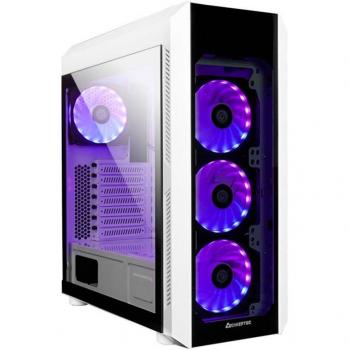 Caja Semitorre ATX Chieftec GL-03W-OP Blanco Negro