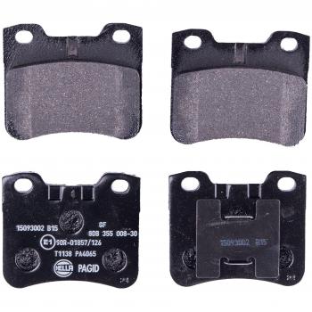 Juego de pastillas de freno Hella 8DB 355 008-301 para frenos de disco