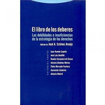 El Libro De Los Deberes. Las Debilidades E Insuficiencias De La Estrategia De Los Derechos
