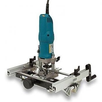 VIRUTEX 2900800 2900800-Fresadora de herrajes FR129VB 230V 1000W Pinza 8mm 27.000 RPM con maletín 4,3 Kg, 230 V, Negro