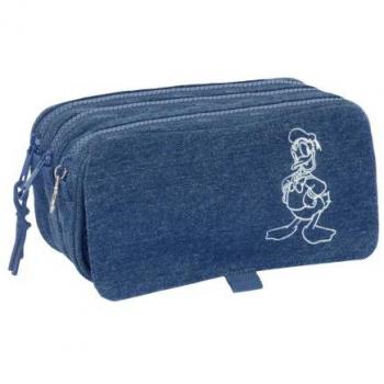 Estuche Portatodo Triple Big Donald Denim