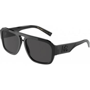 Dolce & Gabbana DG4403 501/87 Black Pilot Sunglasses