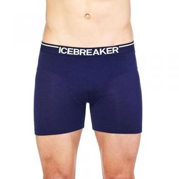 Icebreaker Merino Anatomica Black Boxer Shorts for Men