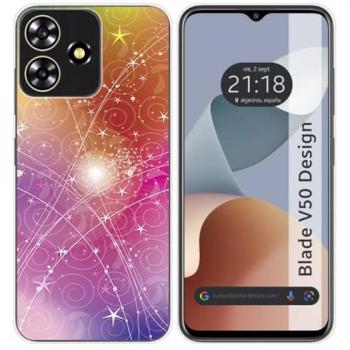 Funda de Silicona Abstracta para Zte Blade V50 Design 4G con Dibujos