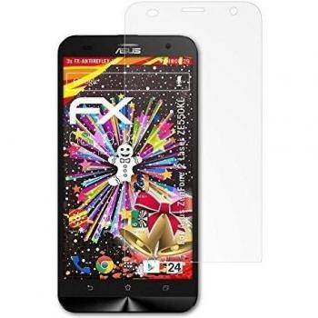 3 x atFoliX Protector Película Asus ZenFone 2 Laser