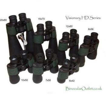 Binoculares de Alta Definición con prismas BAK4 Visionary 7x50