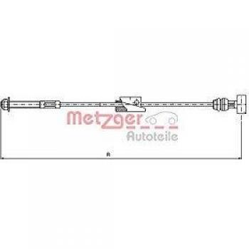 Cable de freno de mano METZGER 11.5452 para Ford Fiesta, Courier, KA y Mazda 121