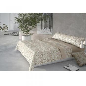 Juego de Sábanas Coralina Pierre Cardin 200 Gramos Mármol Beige Cama de 135