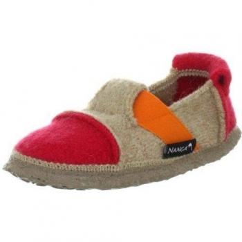 Nanga Berg 01-0010 - Zapatillas de casa de fieltro para niños, color beige, talla 33
