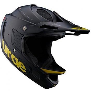 Urge Archi Enduro RR Casco de Bicicleta de montaña Mixta, Color Negro/Amarillo, tamaño XS