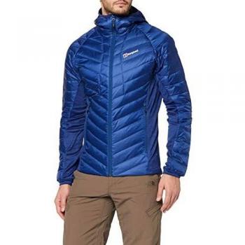 Berghaus Tephra Stretch Reflect Down Chaqueta, Mujer, Gris Oscuro, Large