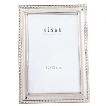 Marco de Fotos Alexandra House Living Plateado Metal 12 x 17 x 1 cm