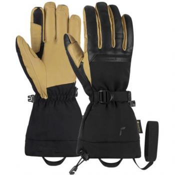 Guantes REUSCH Discovery GORE-TEX TOUCH-TECâ¢ (negro/camel) - Guantes de invierno, impermeables, transpirables, tecnología GORE-TEX, compatible con pantallas táctiles