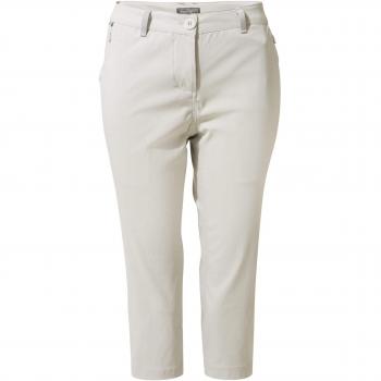 Craghoppers Kiwi Pro Crop para Mujer, Mujer, Color Dove Grey, tamaño 14