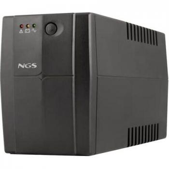 NGS FORTRESS900V3 - Sistema de Alimentación Ininterrumpida SAI, Off Line UPS 600 VA, Tensión Constante de Salida 360W para 2 Enchufes Schuko